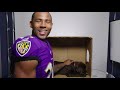 What's in the Box Challenge | Lamar Jackson, Baltimore Ravens Teammates