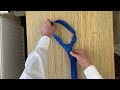 how to tie a tie (Windsor knot)