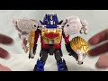 Beast Combiner 2 Pack Optimus Prime & Lionblade Review - Transformers Rise of the Beasts