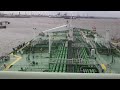 100,000 tonne  tanker arriving at Immingham