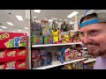 HIDDEN POKEMON CARDS UNDER THE TARGET SHELF? opening #81