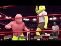 Battle of bikini bottom spongebob vs Patrick vs larry lobster vs mr.Krab WWE 2K22 PS4