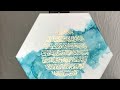 Paint with me 🌊 Alcohol Ink background • ArtisanKhan