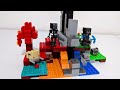 LEGO Minecraft The Ruined Portal Set 21172 in Minecraft