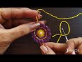 Crochet Flower Rakhi  #vaishaliscrohet