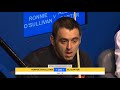 2a partida - Ronnie O'Sullivan x Ali Carter - Snooker World Championship 2018 - Legendado PT-BR