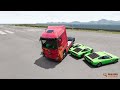 GIANT DUMP TRUCK VS SCANIA TRUCK  VS VOLKSWAGEN TRUCK IN TEARDOWN VS BEAMNG -WHICH IS BEST ?