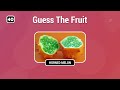 Guess the Fruit by the Emojis 🍎 Emoji Quiz