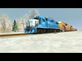 Trainz: A New Era - CN and Amtrak Trains on the CN Holly Subdivision January 2020