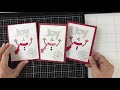 Embossed Snowman Card