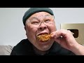 Yulmu-guksu, Fried Chicken Drumsticks Mukbang Eatingshow