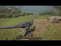 Baby Pycnonemosaurus fights baby Carnotaurus on Primordial Tyrants Realism