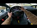 POV: Lamborghini Huracan STO, 8.000rpm on the Autobahn (pure sound)