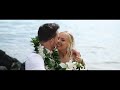 Hawaii Wedding with Mountain Views and a Beach Photoshoot - Oahu