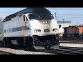 Railfaning commerce ft. BNSF,NS,Amtrak,metrolink and so much more 8/13/23