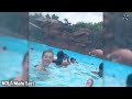 wave pool BREAKS and floods water park...