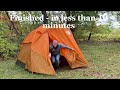 How to erect The Northface Wawona 4 person tent