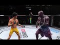 Bruce Lee vs. Titan Atlas - EA Sports UFC 4 - Epic Fight 🔥🐲