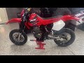 Xr400r gets KKE racing supermoto wheels