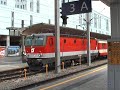 Hbf Linz ÖBB Eisenbahnalltag Schnappschüsse Juni 2004 mit 1044, 1042, 1116, 4010, 2070, DB 401, 1020