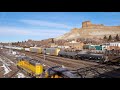 UP Yard Action in 4K -- Green River Wyoming