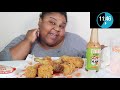 20 CHICKEN LEGS CHALLENGE BY  bloveslife| mukbang| prissy p