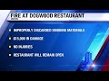 Fire at Dogwood Resturant