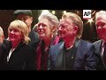 Matt Damon joined by Bono and Adam Clayton at the premiere for 'Kiss the Future' in Berlin