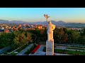 Flying over Tirana Albania