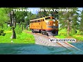 Trains vs Slopy Rail Tracks - Beamng Drive