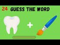Guess The 25 Words By Emoji