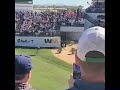 This Streaker ran On whole 16 at the Phoenix open!!!!