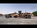 the most largest  motor grader in the world the caterpillar 24H motor grader over size machine.