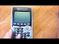 Factoring Polynomials Program TI-84