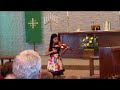 Livia violin recital.