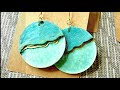 JESMONITE TUTORIAL: Make funky turquoise earrings with AC300