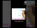 Eye lashes drawing# short video#sketching