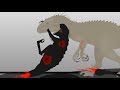 indominus rex vs scorpios rex (sticknodes animated fight)