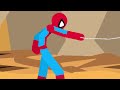 Goku vs Spiderman pt1 [sticknodes]