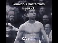 Ronaldo’s masterclass free-kick