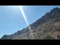 driving inside Piestewa Peak Park in Phoenix Mountain AZ