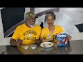 R and Bae try Daring Buffalo Plant Chicken Wings