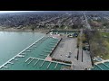 Drone Exploration of GPF Pier, GP Yacht Club, and Lake Shore Rd. (DJI Phantom 4 Pro) [4K]
