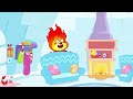 Bearee's Fire Family Can't Rent a House in the Water City | Bearee Family Stories | Bearee Kids Show