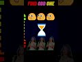 EAGLE EYES only can Find odd emoji out|  #braingames #findtheoddemojiout #puzzles