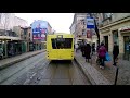 Ukraine, Lviv | tram 1 | cab view