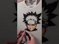 AI vs Airbrush graffiti art - Painting Naruto (Full Process)