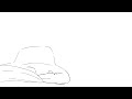 Sleepy spinosaurus animation