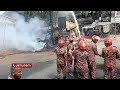 তীব্র দাবদাহের মধ্যে চাঁপাইনবাবগঞ্জ শহরে আগুনে পুড়লো বিদ্যুৎতের খুঁটি | Chapainawabganj | Jamuna TV