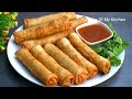 Chicken Spring Roll Recipe - Party Starter Snacks | शादियों वाला चिकन स्प्रिंग रोल्स कैसे बनाए